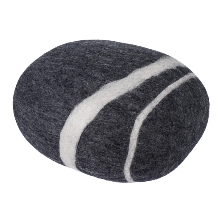 myfelt - Kieselstein Pouf Hugo 2XL, dunkelgrau meliert