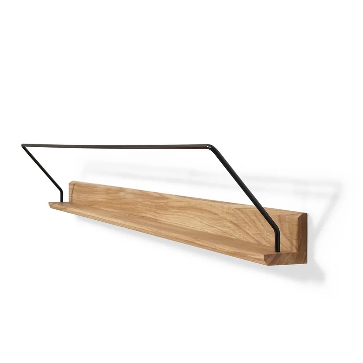 vonbox - Schuhregal Take 5, Eiche geölt / schwarz