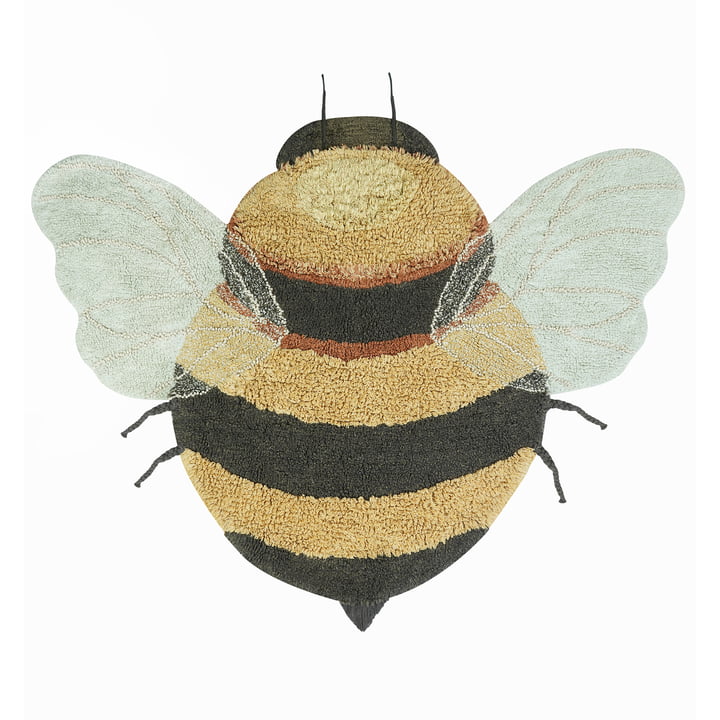 Bee waschbarer Teppich von Lorena Canals