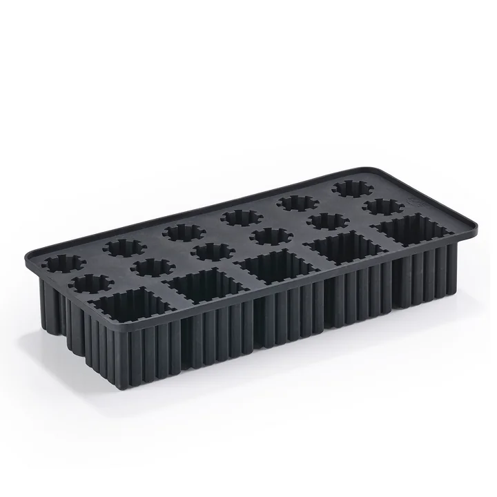 Singles Eiswürfelform, schwarz von Zone Denmark