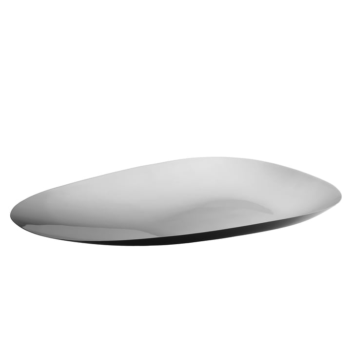 Dorotea Platte, 42 x 5 cm, glänzender Stahl von Gense
