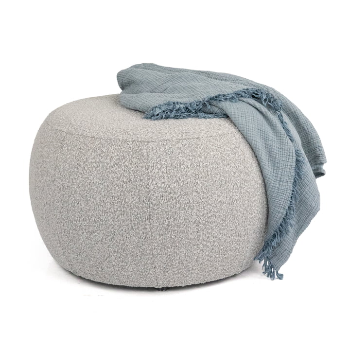 Studio Zondag - Maan Pouf, Ø 80 cm, grau