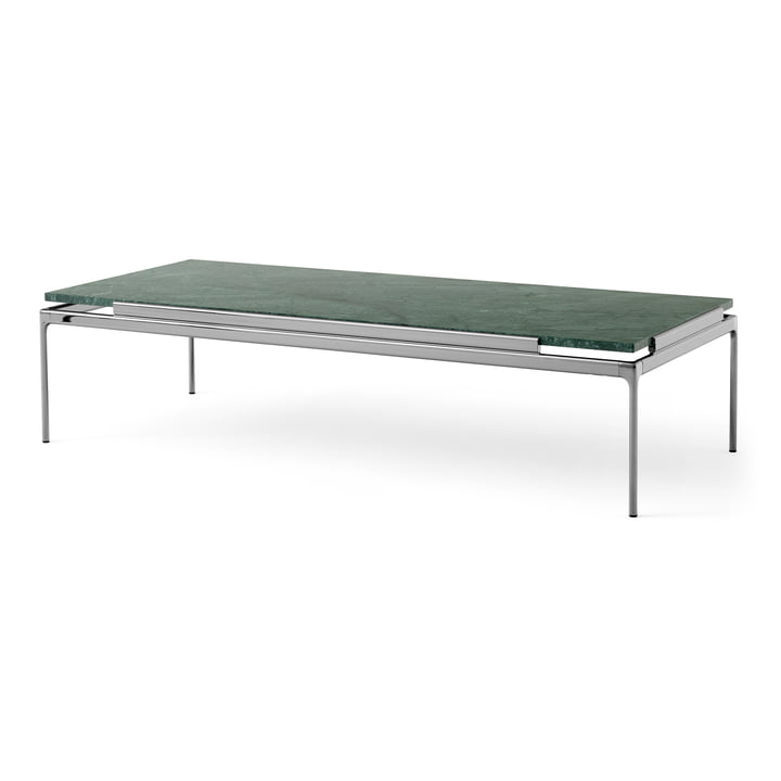 Sett Coffee Table LN12, Verde Guatemala / Chrom dunkel von &Tradition