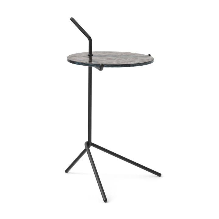 Halten Side Table SH9, Rauchglas / warmes Schwarz von &Tradition