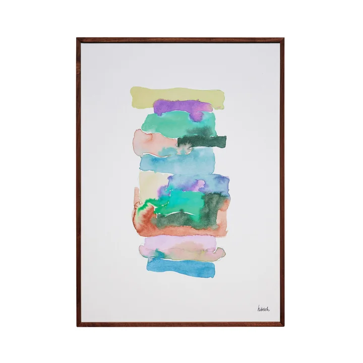 Focal Bilderrahmen, 50 x 70 cm, Walnuss von Hübsch Interior