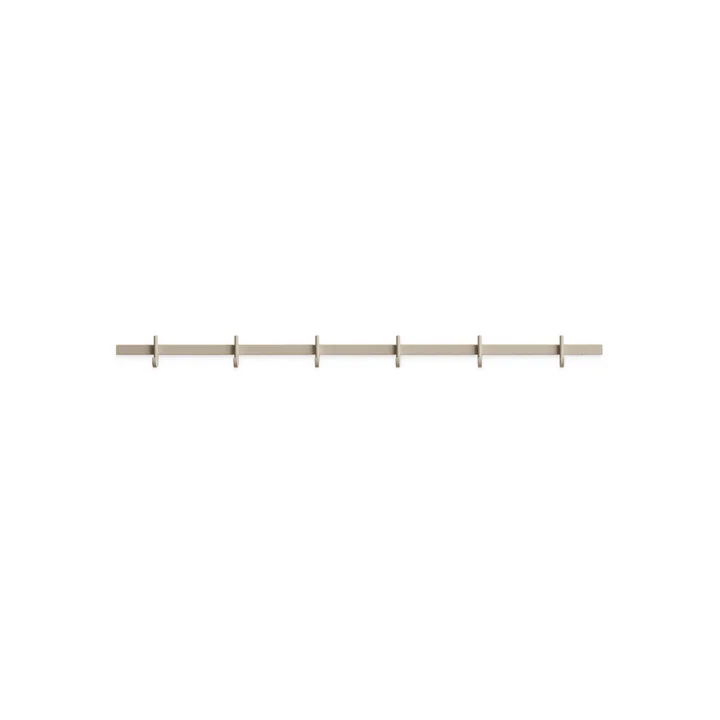 String - Relief Hakenleiste, mittel, B 82 cm, beige