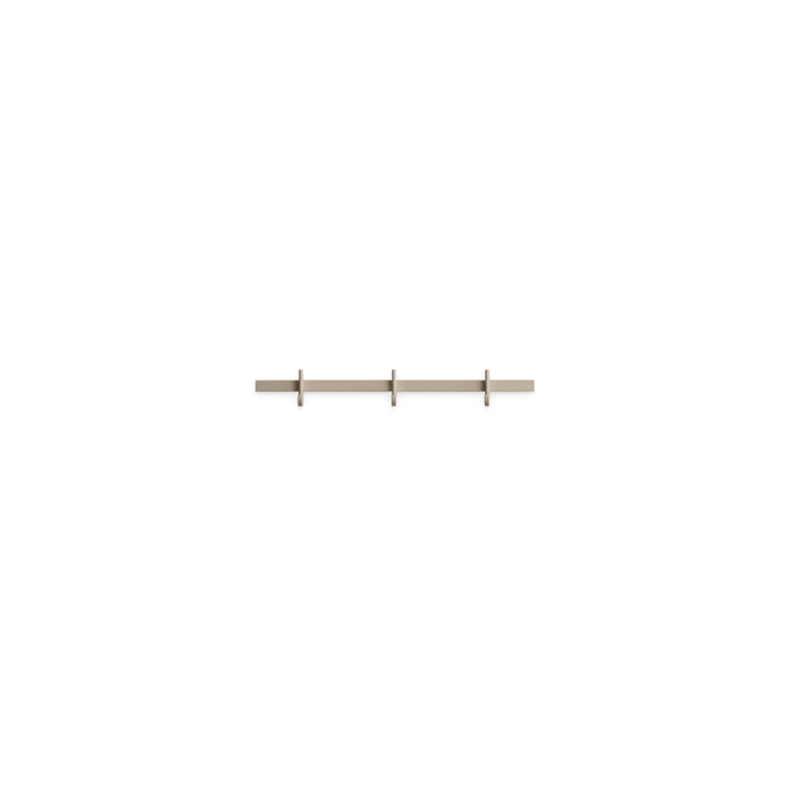 String - Relief Hakenleiste, klein, B 41 cm, beige