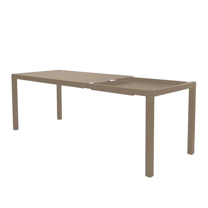 Fiam - Aria Tisch ausziehbar, 140 / 200 x 80 cm, taupe