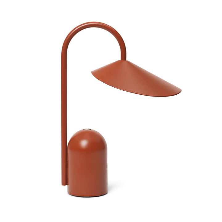 Arum Akku LED-Tischleuchte, rot von ferm Living