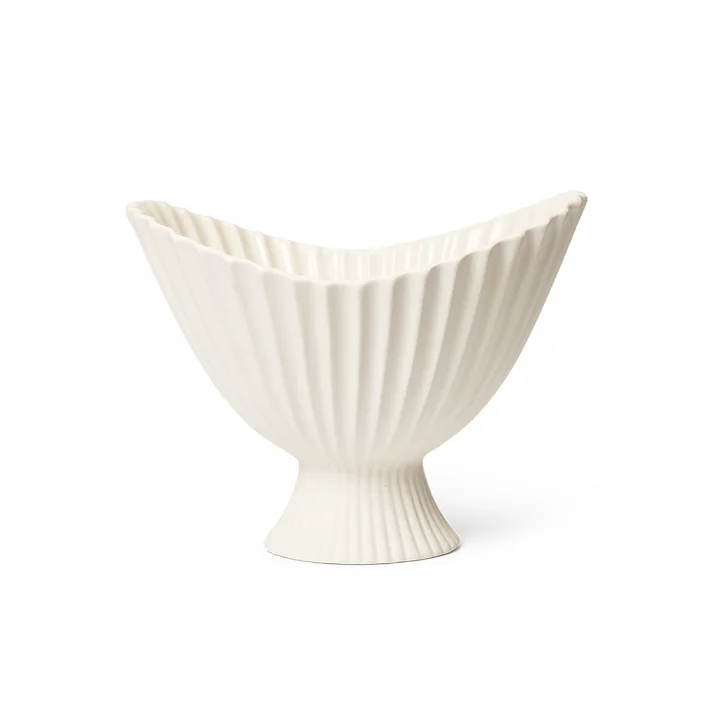 Fountain Dekoschale, medium, off-white von Ferm Living