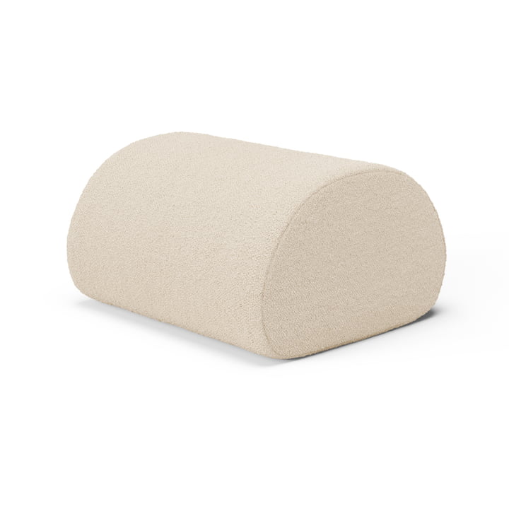 Rouli Pouf, off-white (Pure Bouclé) von ferm Living