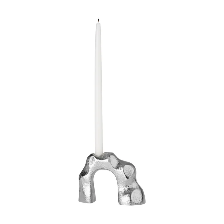 Lumos Kerzenständer, Silver Finish von Broste Copenhagen