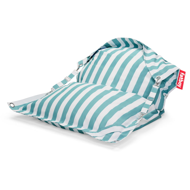 Buggle-up Outdoor Sitzsack, stripe azur von Fatboy