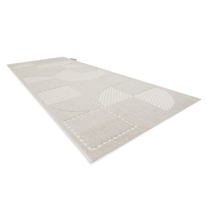Fatboy - Carpretty Catwalk Jigsaw Outdoor-Teppich, 80 x 200 cm, creme / weiß