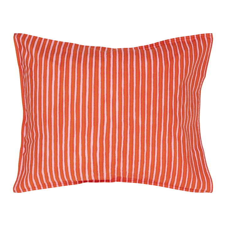 Piccolo Kissenhülle, 80 x 80 cm, warm orange / pink von Marimekko