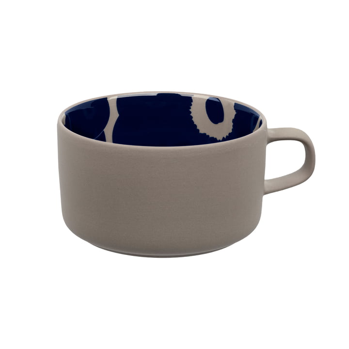 Marimekko - Oiva Unikko Teetasse, 250 ml, terra / dunkelblau