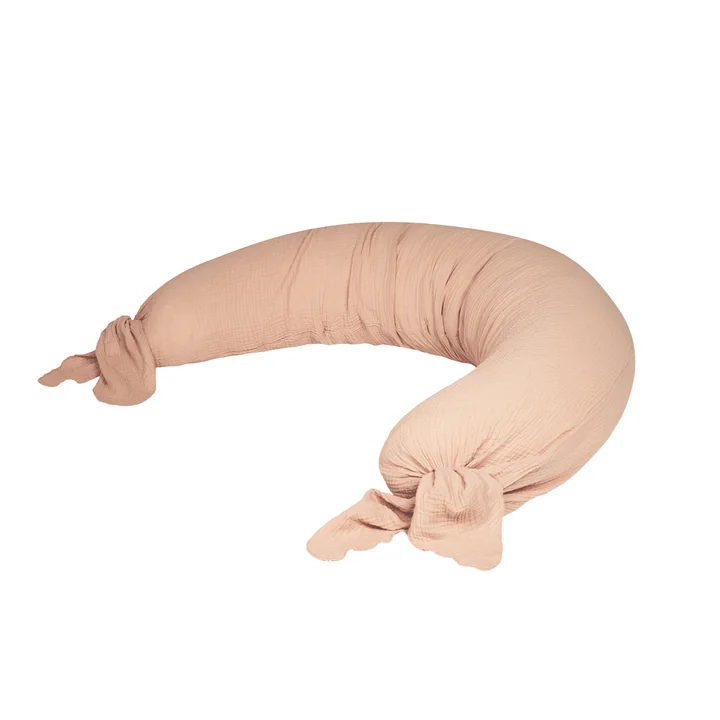 Wabi Sabi Still-/ Seitenschläferkissen, 225 x 35 cm, powder pink von Nobodinoz