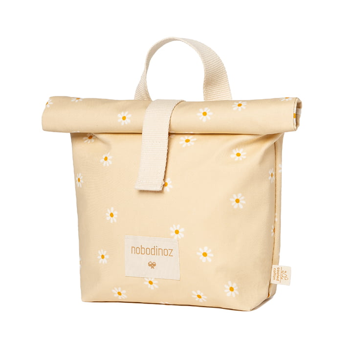 Sunshine Eco Lunch Bag, daisies von Nobodinoz