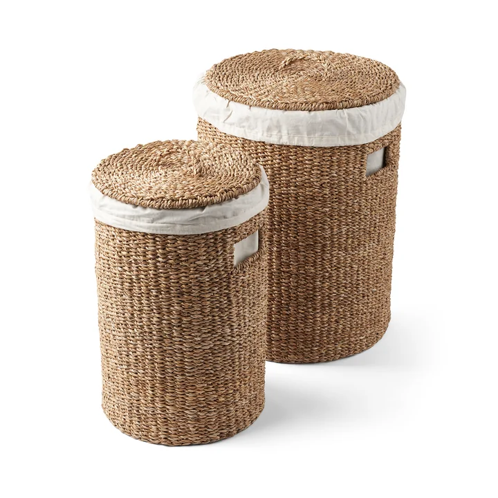 Laundry Hamper Wäschekorb-Set, Seegras von Humdakin