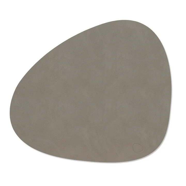 Lind DNA - Tischset Curve L, Nupo flint grey