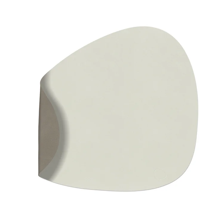 Lind DNA - Tischset Curve L Double, Nupo Linen / Flint Grey