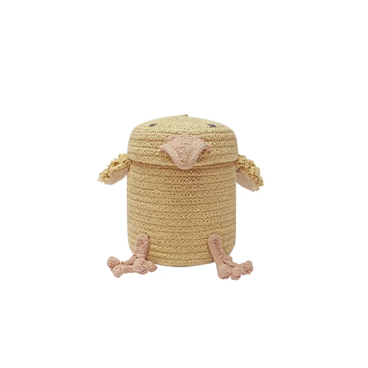Spiel- und Aufbewahrungskorb, mini Charlie the Chicken, gelb von Lorena Canals