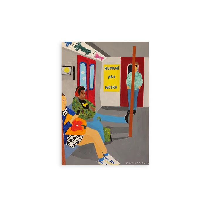 Humans Are Weird Poster von Paper Collective