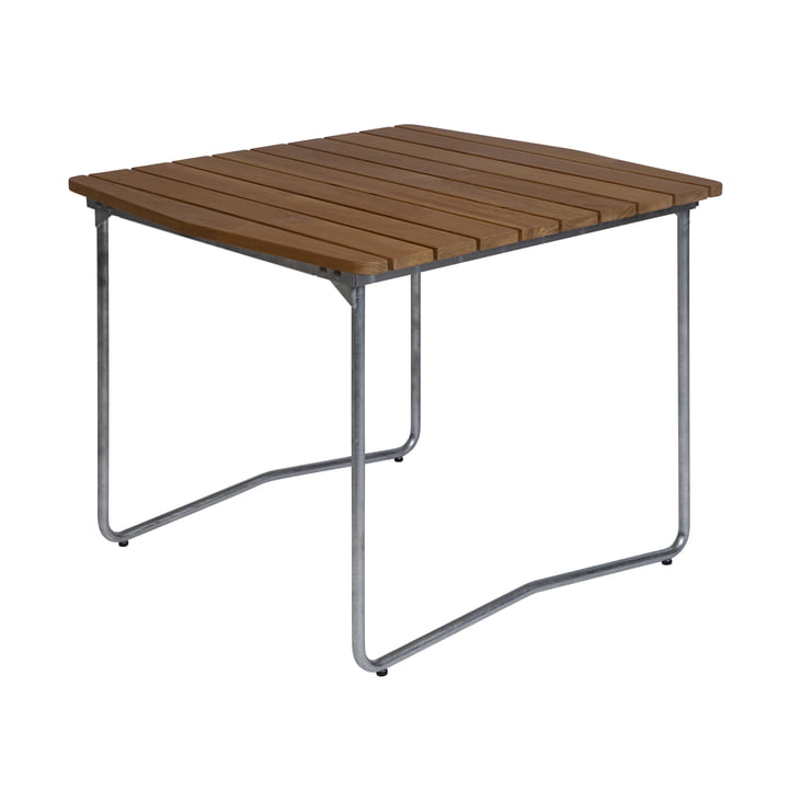 B31 84 Gartenesstisch klappbar 92 x 84 cm, Teak von Grythyttan