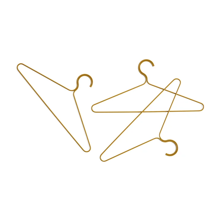 Colour Kleiderbügel, dijon (3er-Set) von HAY