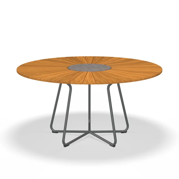 HOUE - CIRCLE Outdoor Tisch Ø 150 cm, Bambus