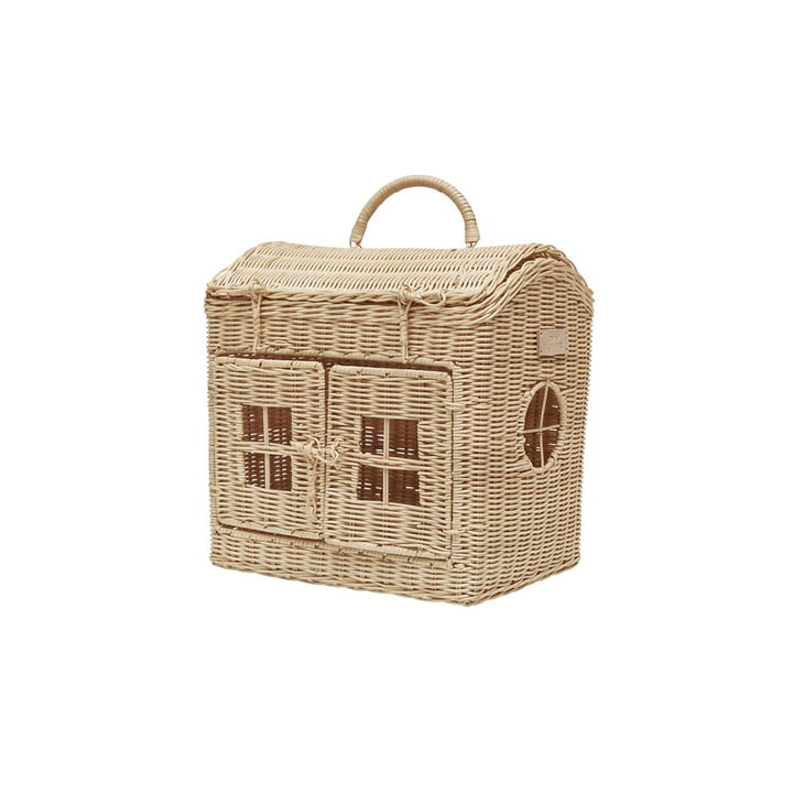 Rattan Home Aufbewahrungskorb, nature von OYOY Mini