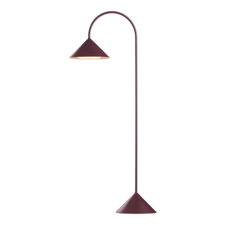 Grasp LED Akku-Stehleuchte, H 72 cm, beetroot matt von Frandsen