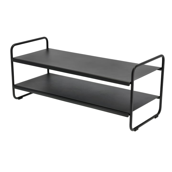 Schuhregal A-Shoe Rack 80 x 33 x 33 cm, schwarz von Zone Denmark