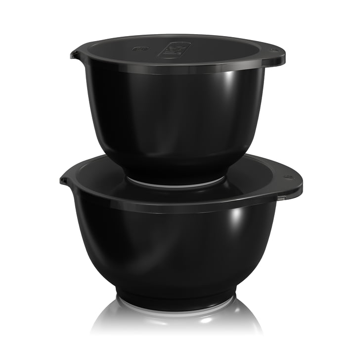 Rosti - Margrethe-Set, 1,5 + 3 L, black edition (4er-Set)