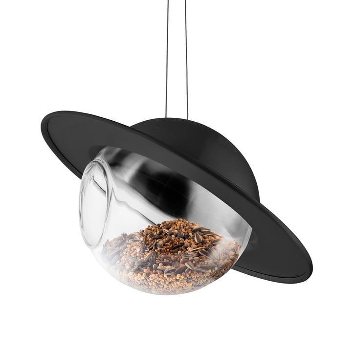 Saturn Vogelfutterkugel, schwarz von Eva Solo