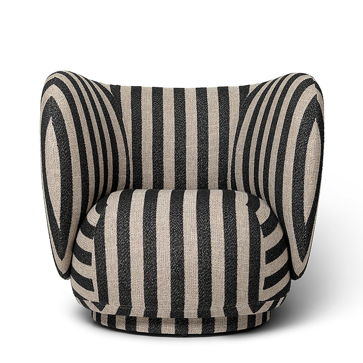 Rico Louisiana fauteuil sand black von ferm Living