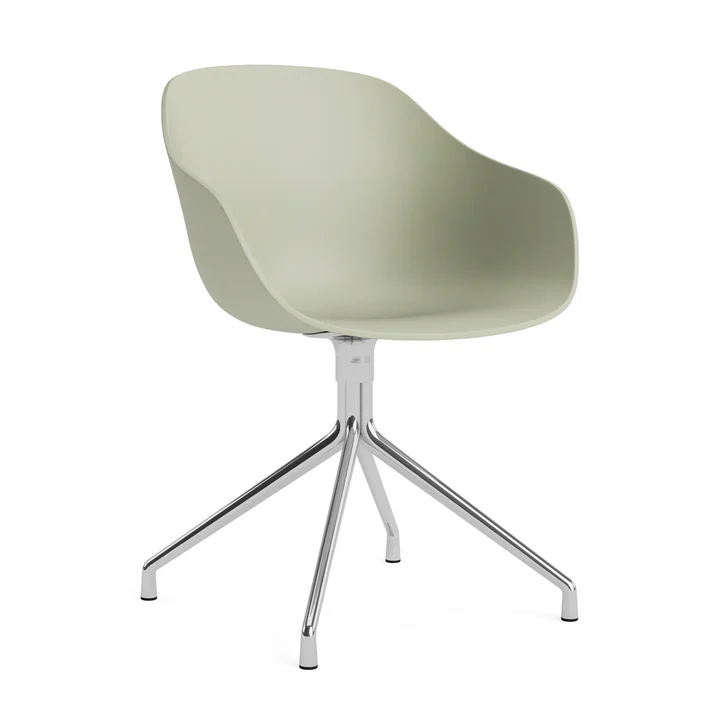 HAY - About A Chair AAC 220, Aluminium poliert / pastel green 2.0 