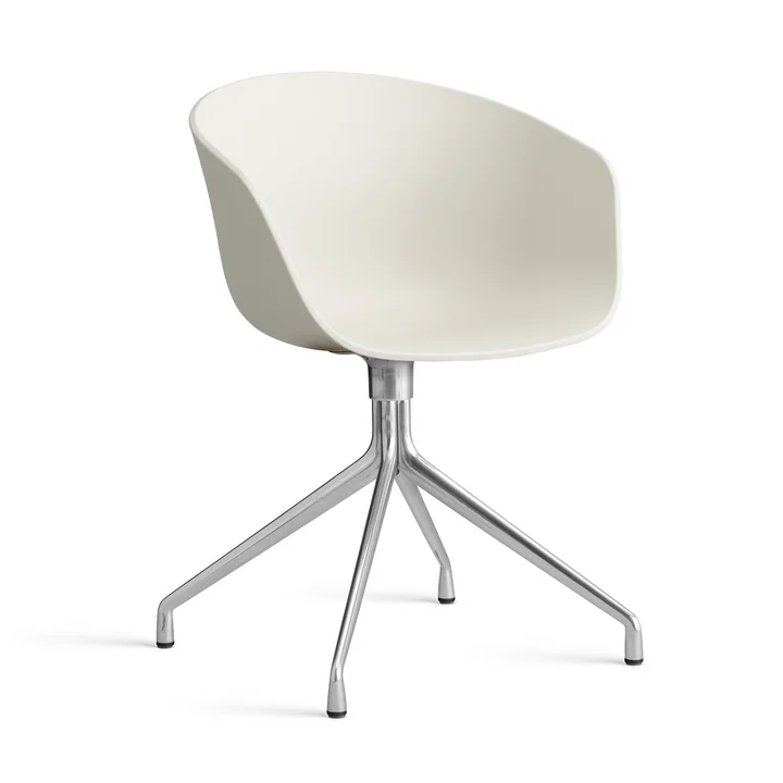 HAY - About A Chair AAC 20, Aluminium poliert / melange cream 2.0 