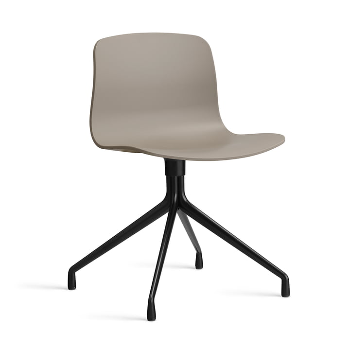 Hay - About A Chair AAC 10, Aluminium schwarz / khaki 2.0 