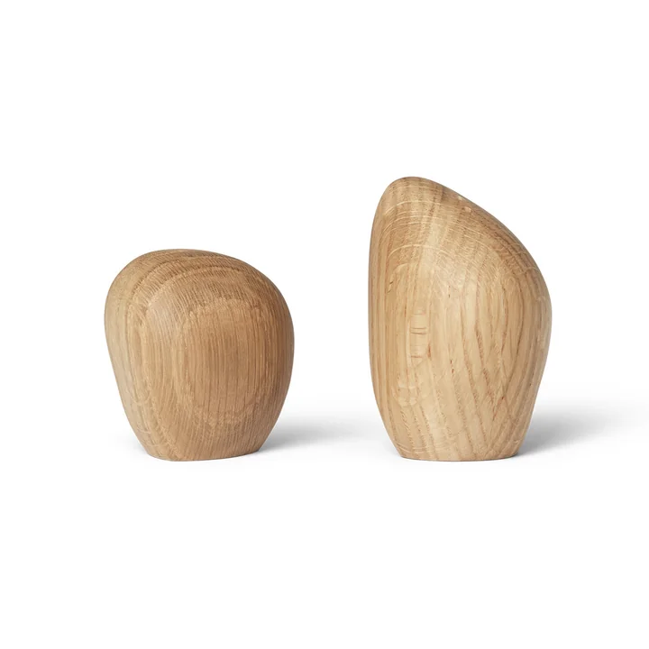 Ferm Living - Cairn Salz- und Pfefferstreuer, Eiche (2er-Set)