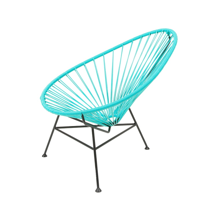 Acapulco Design - Kinder Acapulco Mini Chair, aqua / schwarz