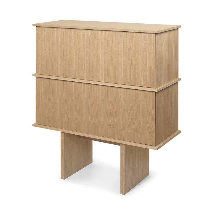 ferm Living - Stilt Double Sideboard, Eiche natur