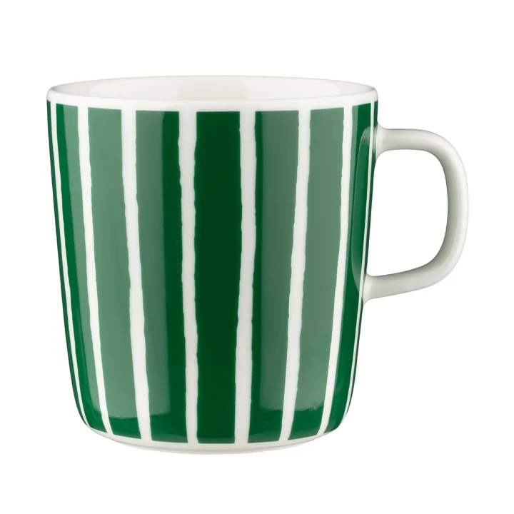 Marimekko - Oiva Piccolo Tasse, 400 ml, weiß / grün