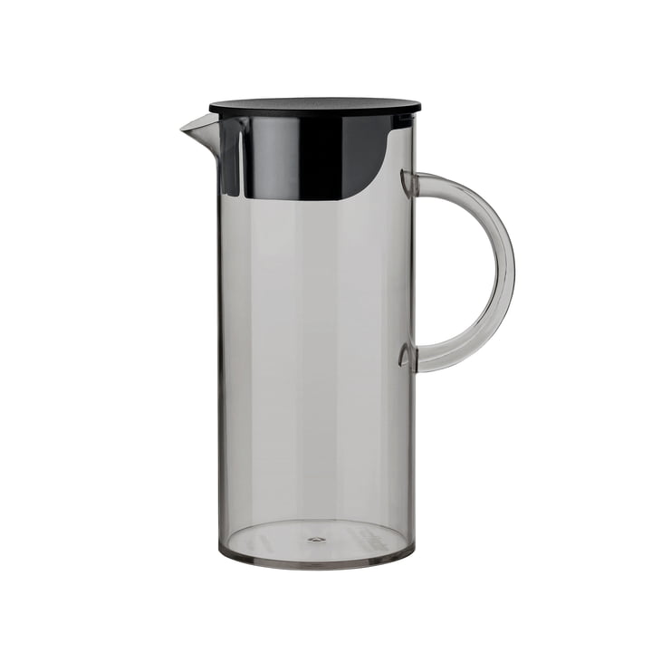 Stelton - EM77 Kanne mit Deckel, smoke