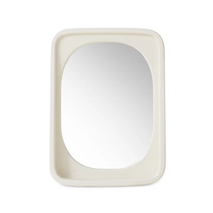 HKliving - Curve Spiegel 52 x 71 cm, eggshell glänzend