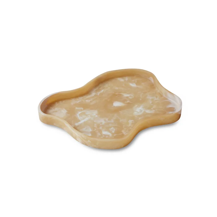 HKliving - Patio Tablett S, 33,1 x 41,4 cm, cream