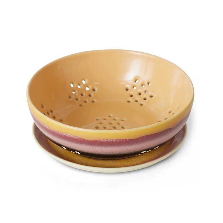 HKliving - 70's Schale Berry Bowl, Ø 17,3 cm, sunset