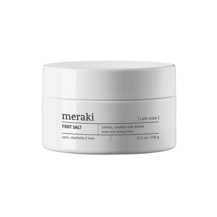 Meraki - Fußsalz, Calm cedar, 200 ml