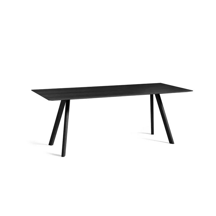HAY - Copenhague CPH30 2.0 Esstisch 200 x 90 cm, Eiche schwarz gebeizt