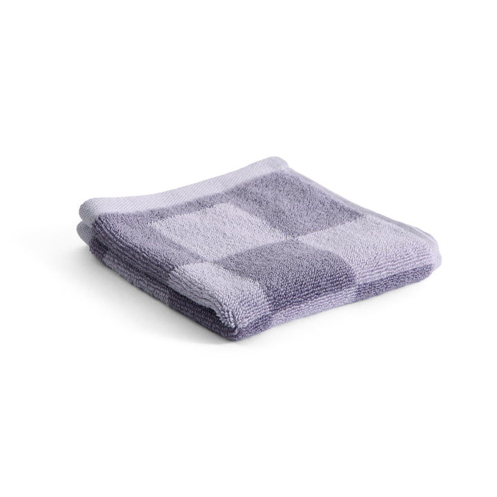 HAY - Check Waschlappen, 30 x 30 cm, lavendel